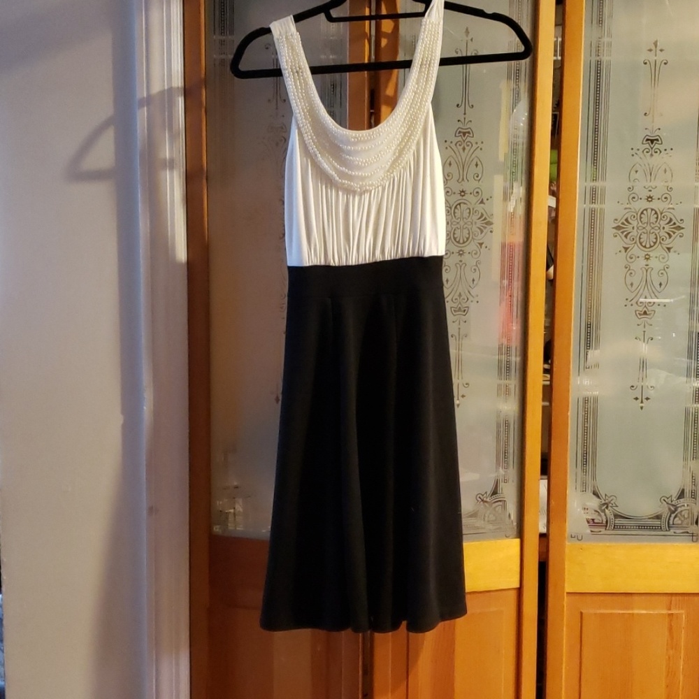 Soprano Pearl Beaded Dress